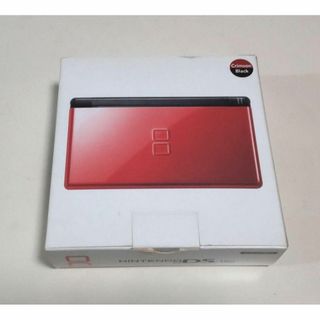 ニンテンドーDS(ニンテンドーDS)の【中古品・外箱、充電器付】美品ニンテンドーDS LiteクリムゾンブラックA17(携帯用ゲーム機本体)