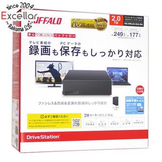 バッファロー(Buffalo)のBUFFALO 外付けハードディスク　HD-NRLD2.0U3-BA　2TB ブラック(PC周辺機器)