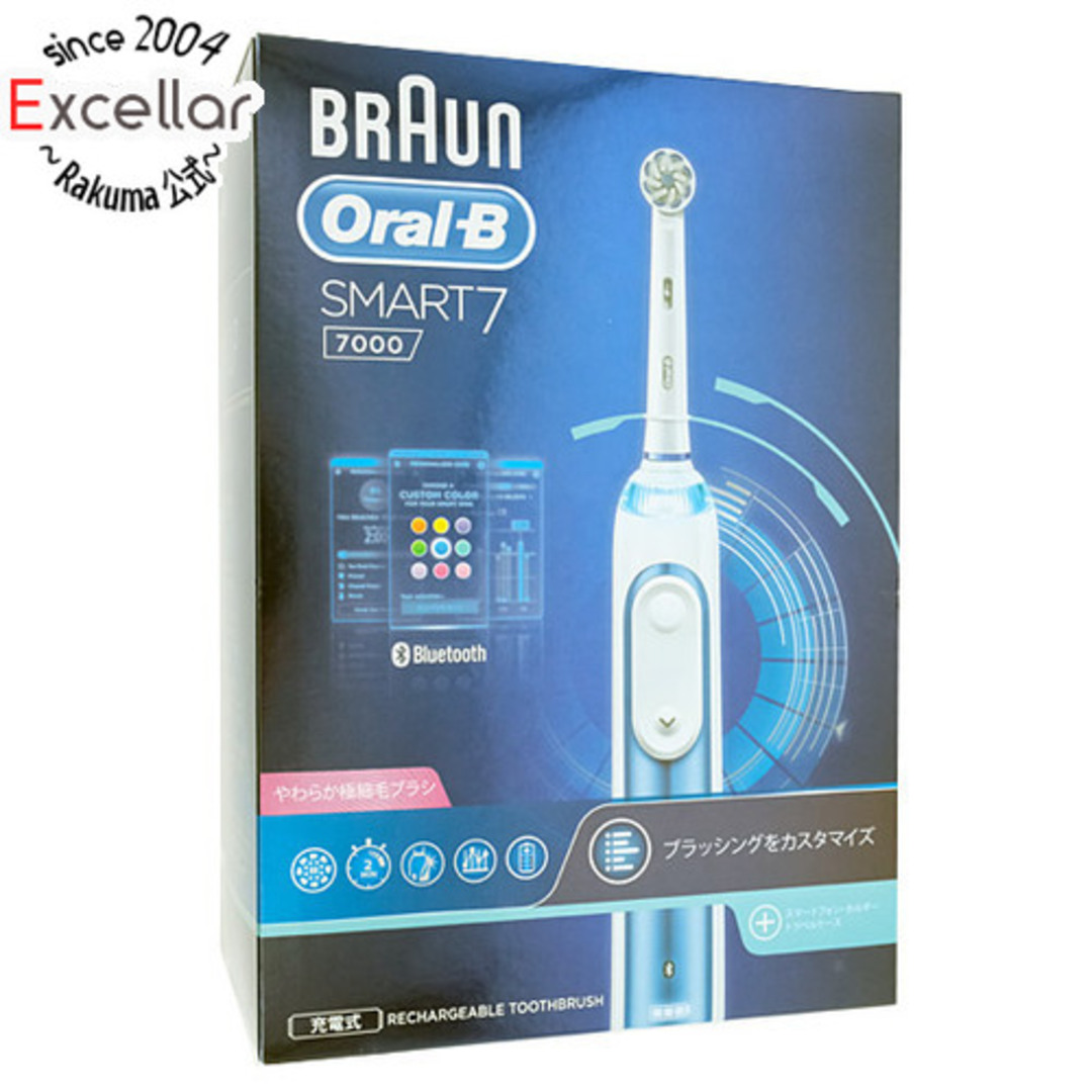 BRAUN(ブラウン)の【新品訳あり(箱きず・やぶれ)】 Braun　電動歯ブラシ オーラルB スマート7000　D7005245XP スマホ/家電/カメラの美容/健康(電動歯ブラシ)の商品写真