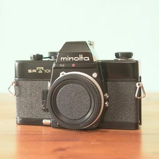 コニカミノルタ(KONICA MINOLTA)の完動品◎ミノルタ SRT101 ブラック ボディ フィルムカメラ #085(フィルムカメラ)