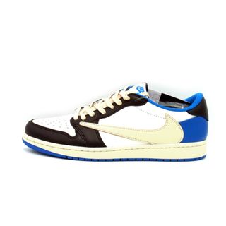 ナイキ(NIKE)のナイキ NIKE × トラヴィス スコット Travis Scott × フラグメント Fragment ■ 【 AIR JORDAN 1 LOW OG Military Blue DM7866 140 】 エア ジョーダン 1 ロー スニーカー s2899(スニーカー)