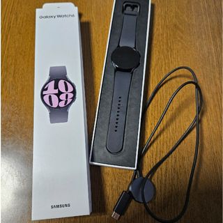 SAMSUNG - Galaxy Watch6 40mm SM-R930NZKAXJP グラファイト