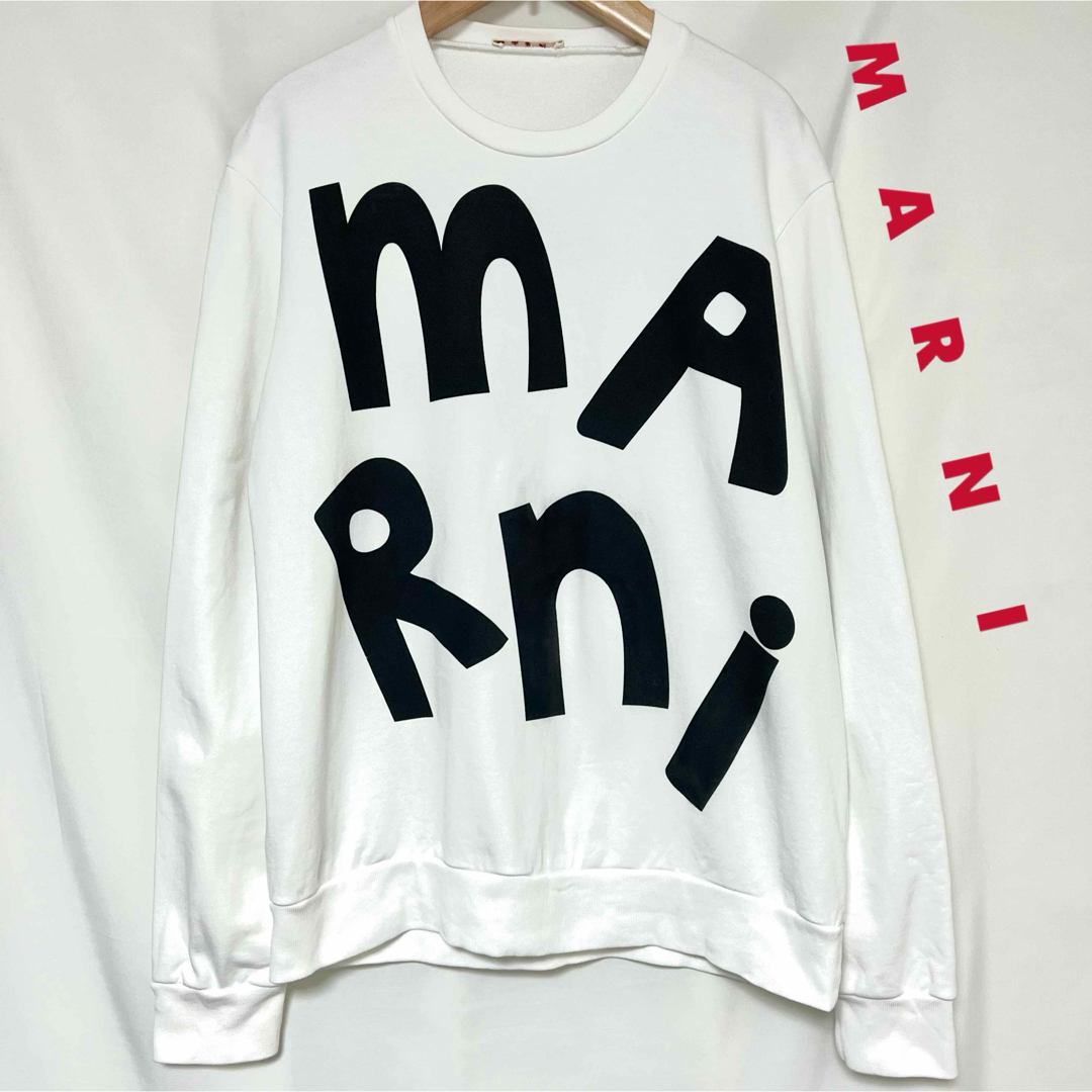 Marni(マルニ)のMARNI Kids ブランド ロゴ プリント スウェット 大人着用可能サイズ レディースのトップス(トレーナー/スウェット)の商品写真