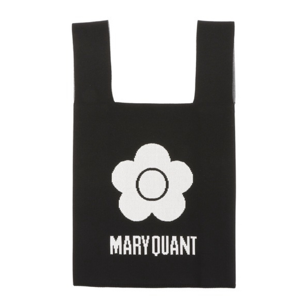 MARY QUANT(マリークワント)のマリークワント　ニットマルシェ　ニットバッグ　黒 レディースのバッグ(トートバッグ)の商品写真