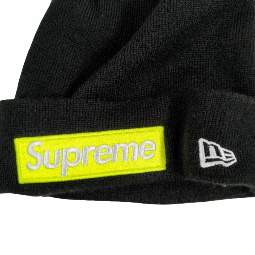 Supreme(シュプリーム)のSUPREME シュプリーム × New Era Box Logo Beanie ニューエラ ボックスロゴ ビーニー ニットキャップ ブラック 正規品 / B5183 メンズの帽子(ニット帽/ビーニー)の商品写真