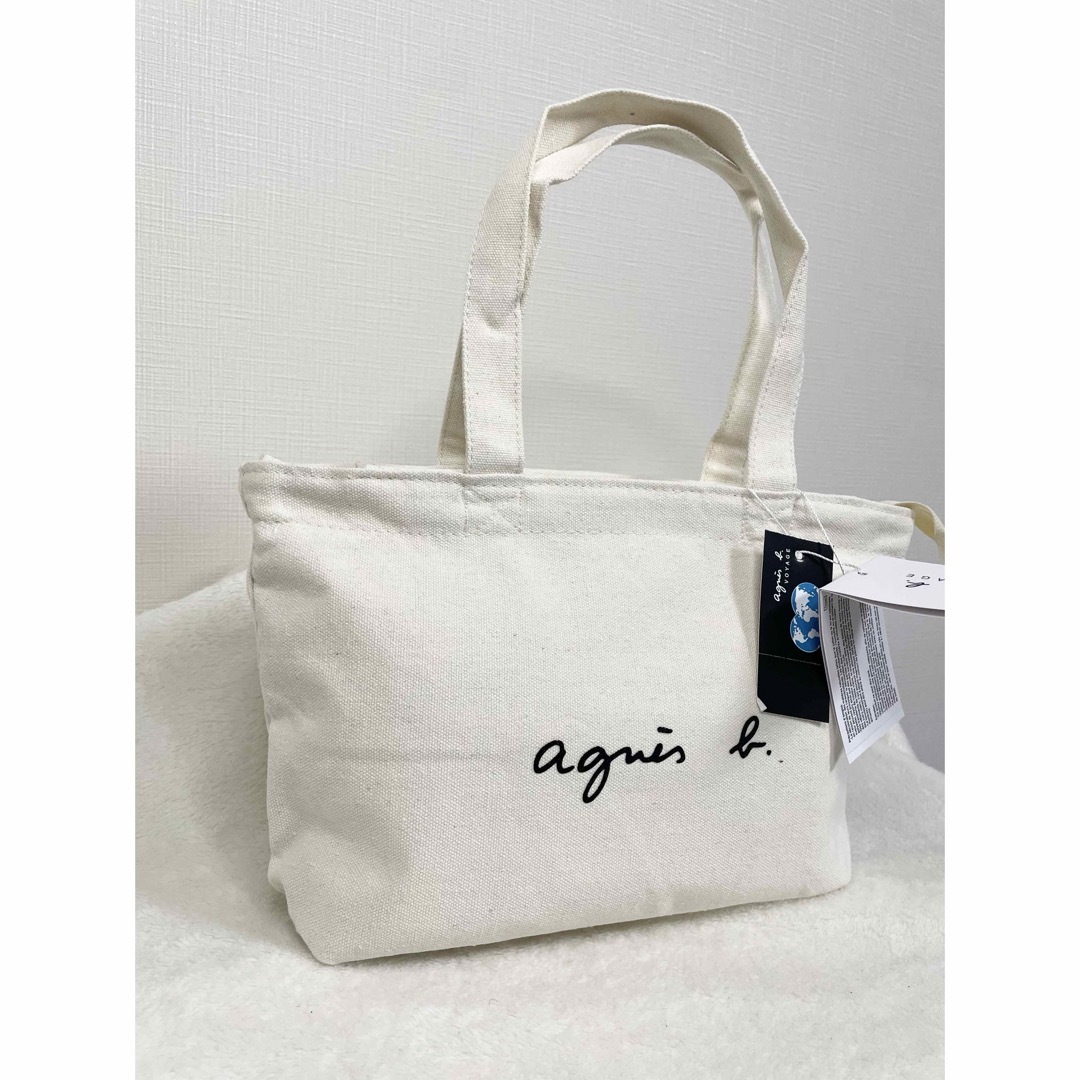 agnes b.(アニエスベー)のagnesb. アニエスベー　VOYAGE  トートバッグ　白　ホワイト レディースのバッグ(トートバッグ)の商品写真