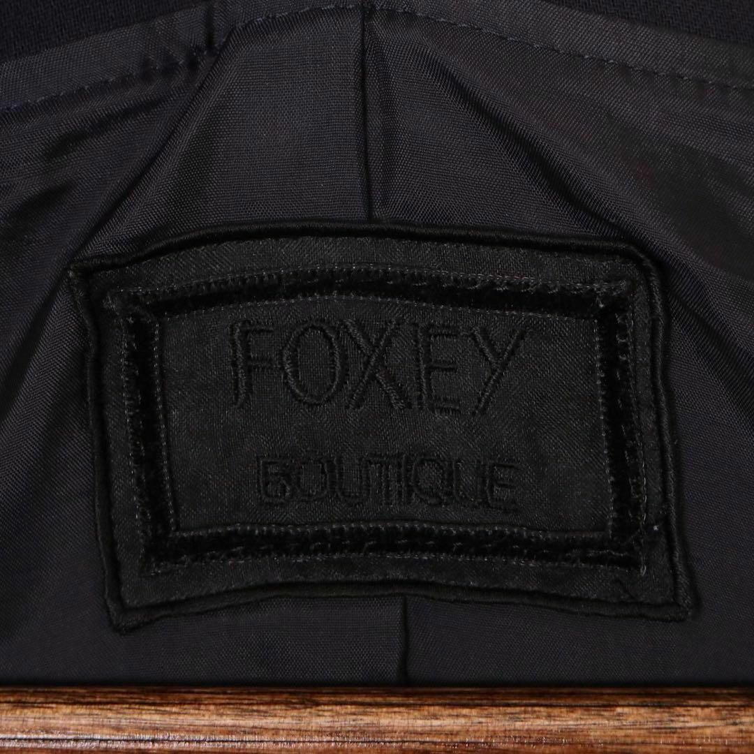 FOXEY(フォクシー)のフォクシー　2019ss　モダントレンチコート　ミッドナイトブルー　40サイズ レディースのジャケット/アウター(トレンチコート)の商品写真