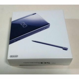 ニンテンドーDS(ニンテンドーDS)の【中古品・外箱、充電器付】美品 ニンテンドーDS LiteエナメルネービーA10(携帯用ゲーム機本体)