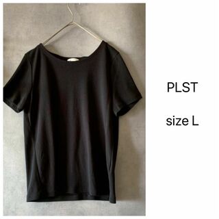 PLST - PLST 黒Tシャツ プラステ
