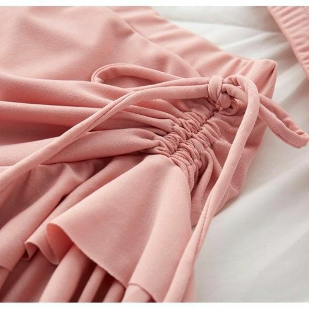 水着♡体型カバー♡かわいい・韓国・ビキニ・フリル・韓国 大人　Lサイズ　ピンク レディースの水着/浴衣(水着)の商品写真