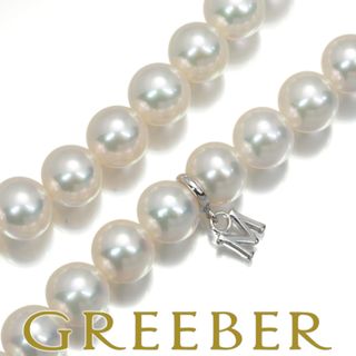 ミキモト(MIKIMOTO)のミキモト ネックレス パール アコヤ真珠 6.9-7.3mm シルバー/K18WG(ネックレス)