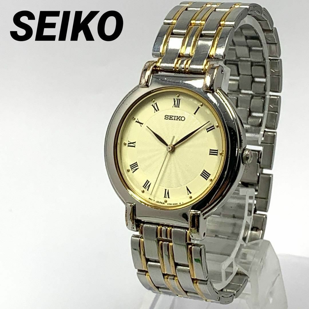 SEIKO(セイコー)の982 SEIKO セイコー メンズ 腕時計 ゴールド クオーツ式 アンティーク メンズの時計(腕時計(アナログ))の商品写真