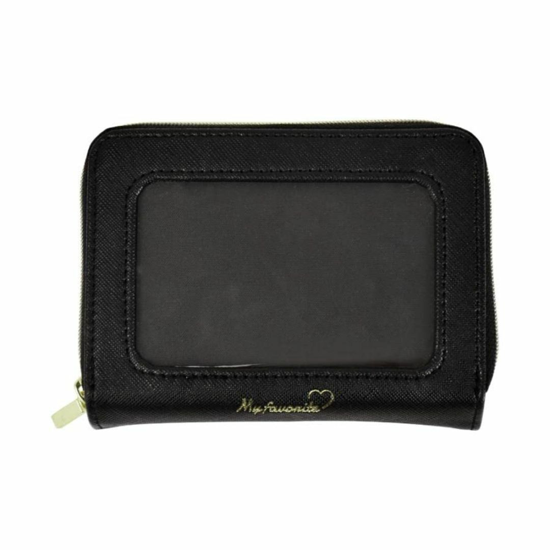 【色: ブラック】[ピーセグ] 財布 二つ折り財布 折り財布 コンパクト 小銭入 レディースのバッグ(その他)の商品写真