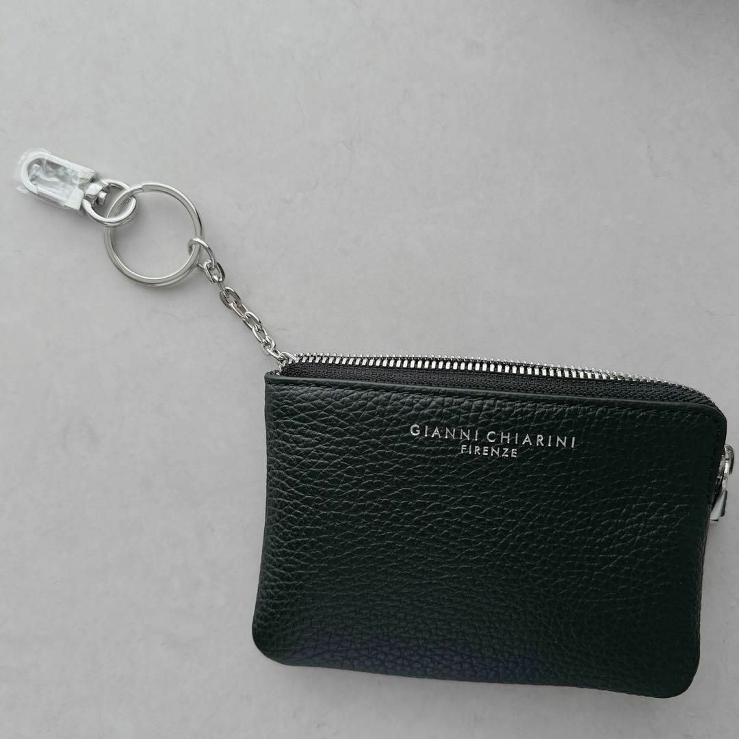 ジャンニキアリーニ　キーリングウォレット　ミニ 財布　黒　8179 2024SS レディースのファッション小物(財布)の商品写真