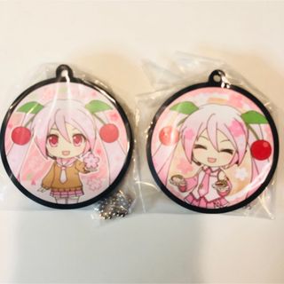 グッスマくじ 桜ミク ラバーキーホルダー(キャラクターグッズ)