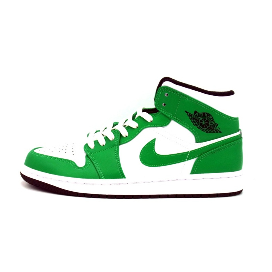 NIKE(ナイキ)のナイキ NIKE ■ 【 AIR JORDAN 1 MID LUCKY GREEN DQ8426 301 】 エア ジョーダン 1 ミッド ラッキー グリーン スニーカー　w18462 メンズの靴/シューズ(スニーカー)の商品写真