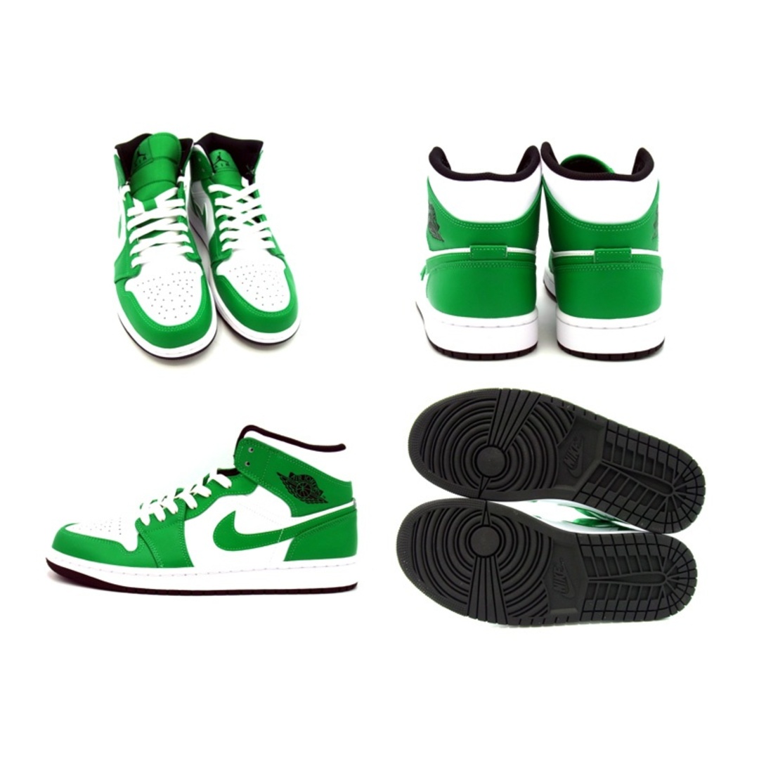 NIKE(ナイキ)のナイキ NIKE ■ 【 AIR JORDAN 1 MID LUCKY GREEN DQ8426 301 】 エア ジョーダン 1 ミッド ラッキー グリーン スニーカー　w18462 メンズの靴/シューズ(スニーカー)の商品写真