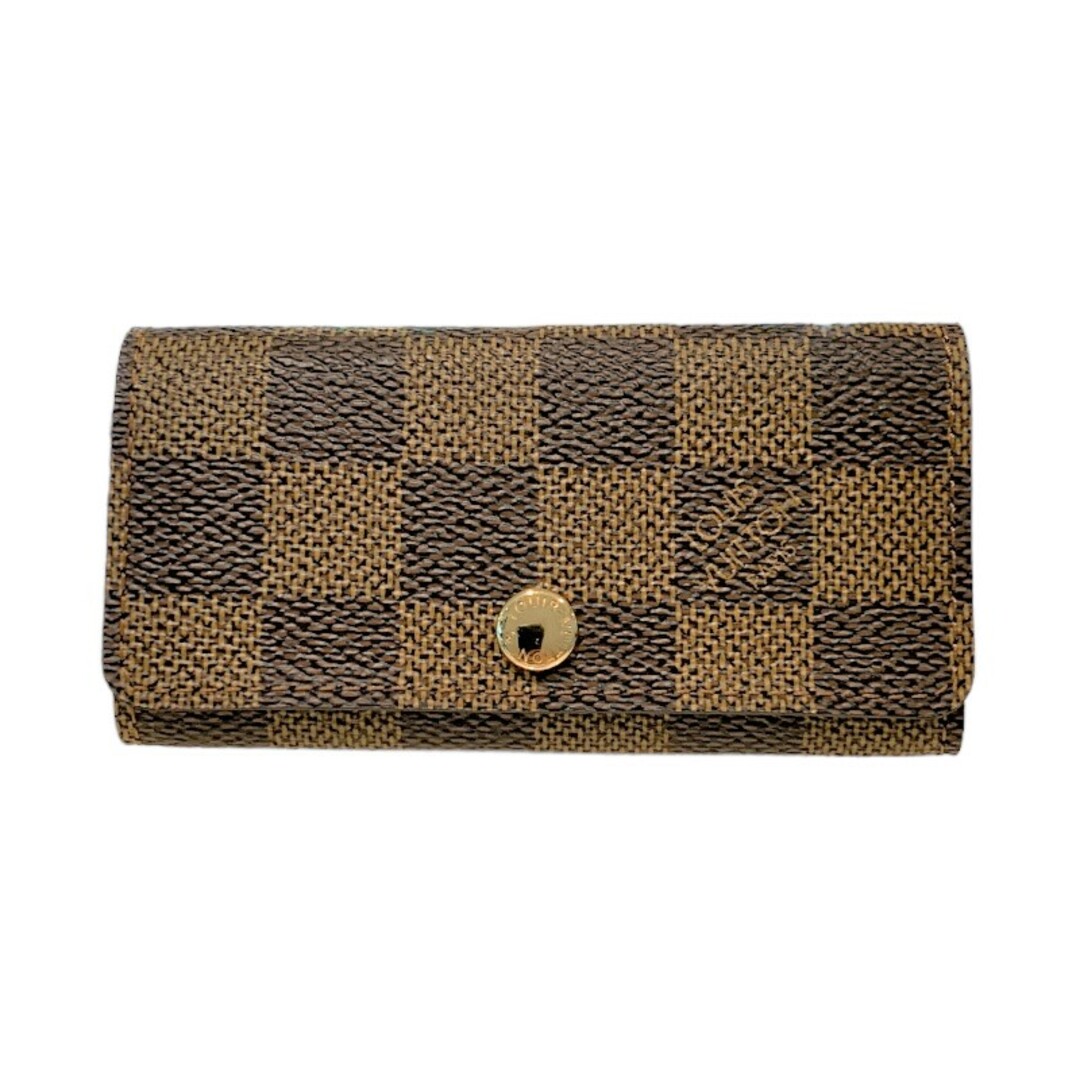 LOUIS VUITTON(ルイヴィトン)の　ルイ・ヴィトン LOUIS VUITTON ミュルティクレ4　 N62631 ダミエ PVCコーティングキャンバス×レザー ユニセックス キーケース レディースのファッション小物(キーホルダー)の商品写真