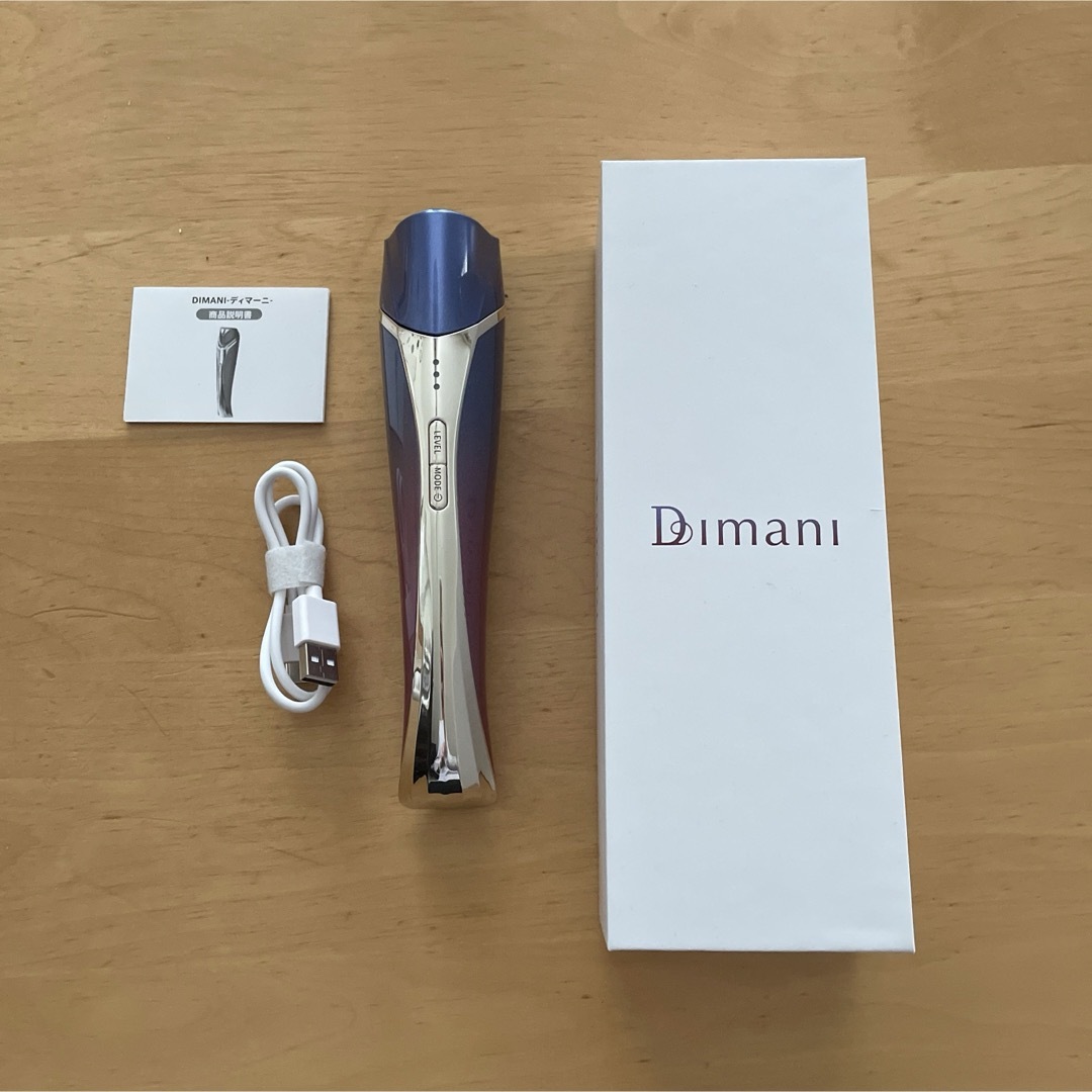 「ほぼ未使用」  Dimani  ディマーニRF美顔器 スマホ/家電/カメラの美容/健康(フェイスケア/美顔器)の商品写真