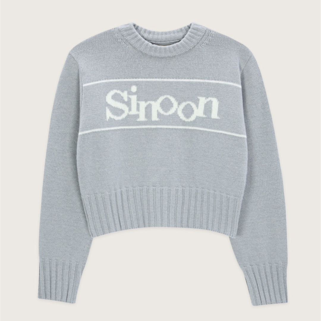 【Sinoon】SINOON PULLOVER KNIT LIGHTBLUE  レディースのトップス(ニット/セーター)の商品写真