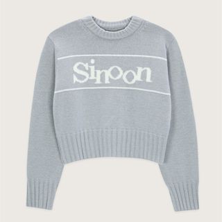 【Sinoon】SINOON PULLOVER KNIT LIGHTBLUE (ニット/セーター)