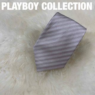 プレイボーイ(PLAYBOY)のプレイボーイコレクション　ネクタイ　ベージュ　メンズ　小物　シルク100%(ネクタイ)