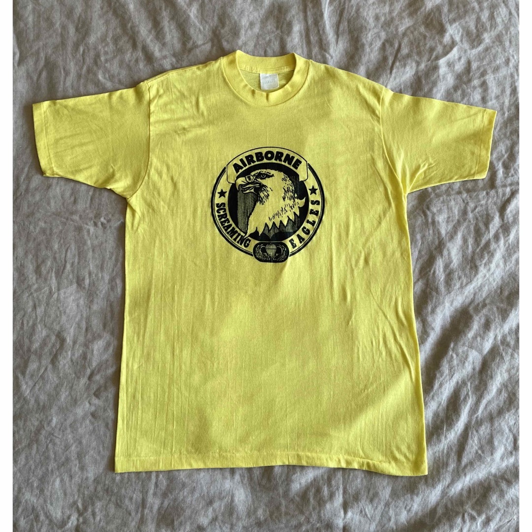 ノーダメージ最前線に投入される精鋭部隊70s特殊部隊オリジナル空挺師団レア陸軍 メンズのトップス(Tシャツ/カットソー(半袖/袖なし))の商品写真