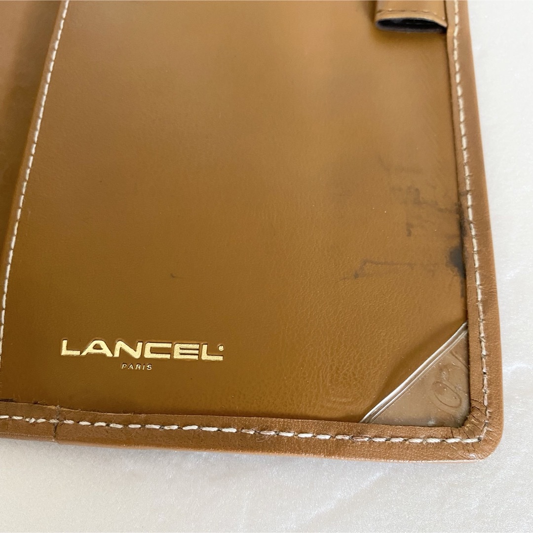 LANCEL(ランセル)のランセル LANCEL 手帳 スケジュール帳 ノート ブラウン メンズのファッション小物(手帳)の商品写真