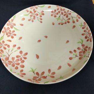 タチキチ(たち吉)のたち吉  桜柄  大皿  橘  パーティプレート お花見などにも(食器)