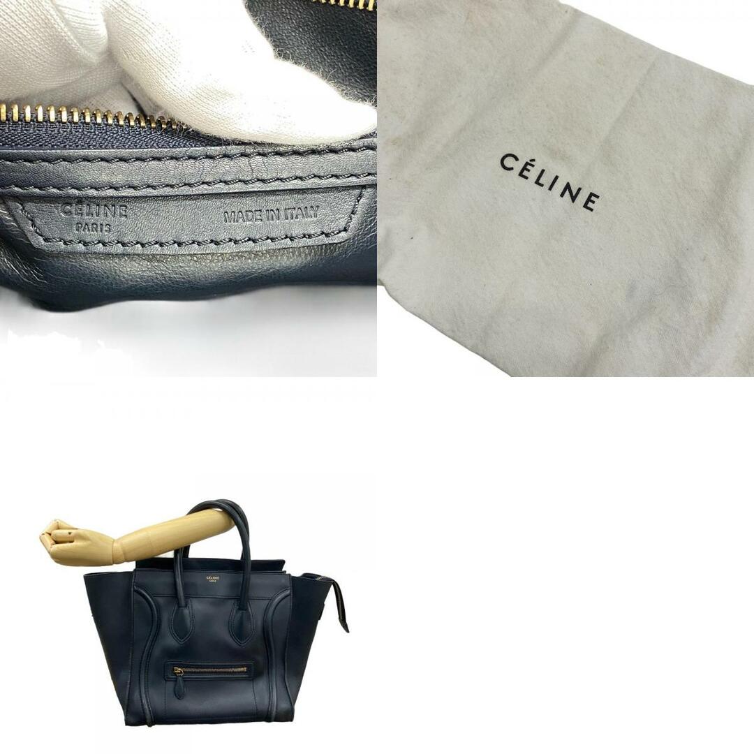 celine(セリーヌ)のセリーヌ CELINE ハンドバッグ
 ミニショッパー ラゲージ ネイビー レディースのバッグ(ハンドバッグ)の商品写真