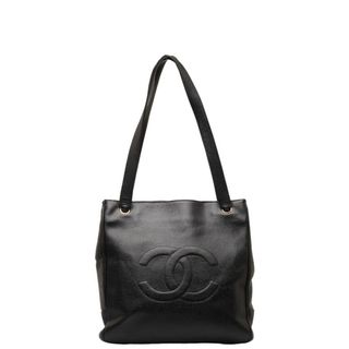 シャネル(CHANEL)のシャネル ココマーク トートバッグ ショルダーバッグ キャビアスキン レディース CHANEL 【1-0136153】(トートバッグ)