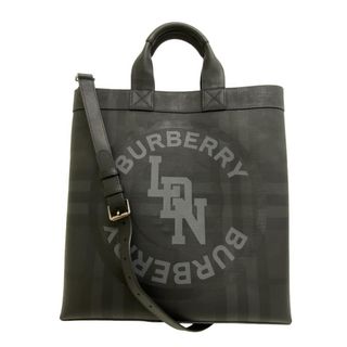 バーバリー(BURBERRY)のバーバリー BURBERRY トートバッグ
 チェック 2WAY ショルダーバッグ ブラック(トートバッグ)