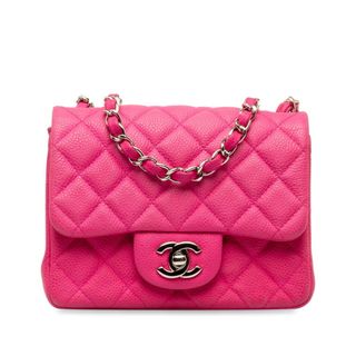 シャネル(CHANEL)のシャネル ミニマトラッセ ココマーク チェーン ショルダーバッグ キャビアスキン レディース CHANEL 【201-46421】(ショルダーバッグ)