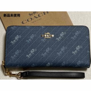 コーチ(COACH)の新品 COACH コーチ メンズ レディース 長財布　馬車　ホース＆キャリッジ(長財布)