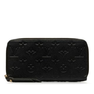 ルイヴィトン(LOUIS VUITTON)のルイ ヴィトン モノグラム アンプラント ジッピーウォレット ラウンドファスナー 長財布 M61864 カーフ レディース LOUIS VUITTON 【214-46529】(財布)