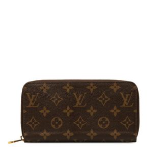 ルイヴィトン(LOUIS VUITTON)の美品 ルイ ヴィトン モノグラム ジッピーウォレット ラウンドファスナー 長財布 M60017 PVC レディース LOUIS VUITTON 【214-46540】(財布)