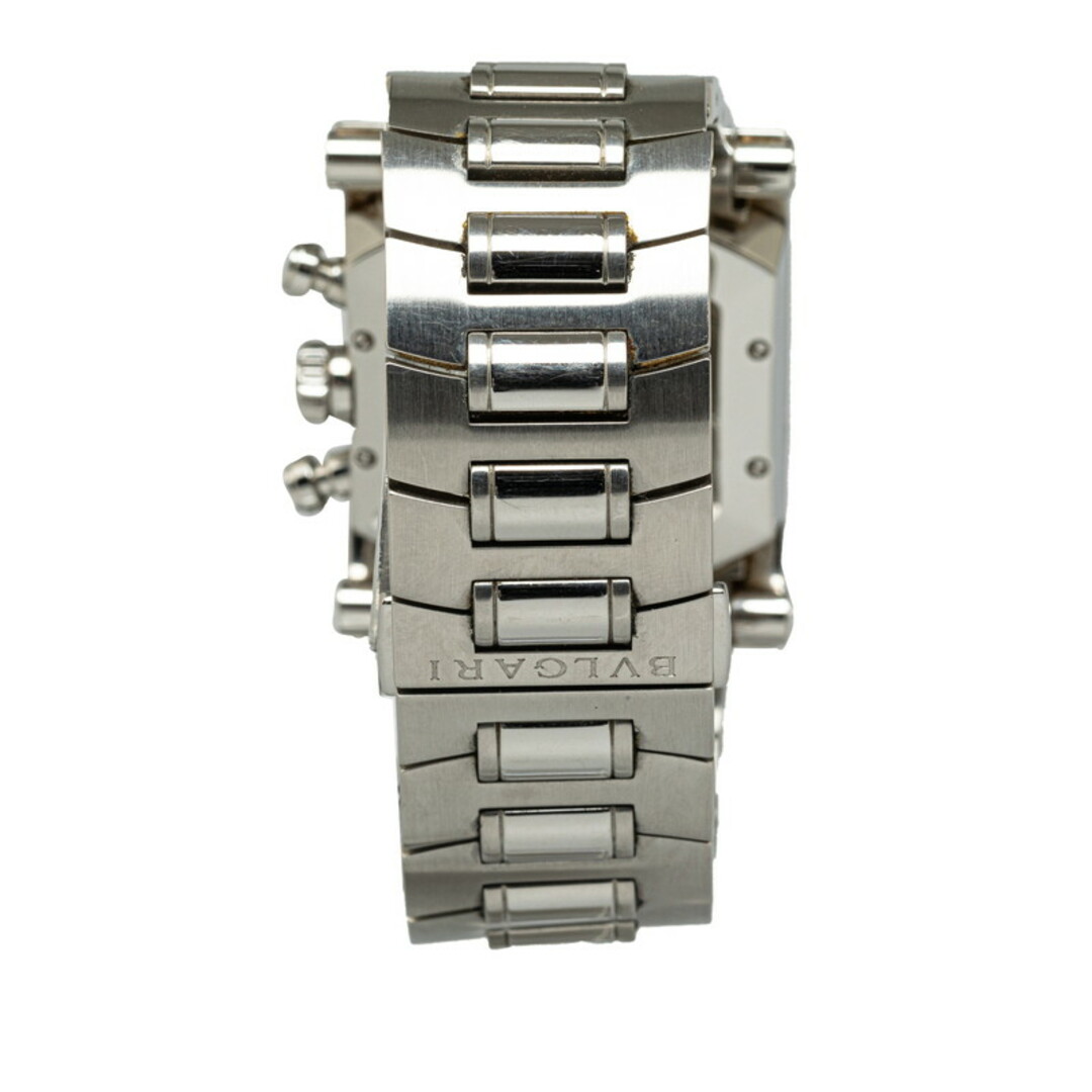 BVLGARI(ブルガリ)の美品 ブルガリ アショーマ 腕時計 AA44SCH 自動巻き ネイビー文字盤 ステンレススチール メンズ BVLGARI 【214-46553】 メンズの時計(腕時計(アナログ))の商品写真