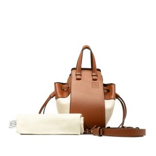 ロエベ(LOEWE)の美品 ロエベ ハンモックミニ ショルダーバッグ ハンドバッグ 2WAY キャンバス レディース LOEWE 【214-46554】(ショルダーバッグ)