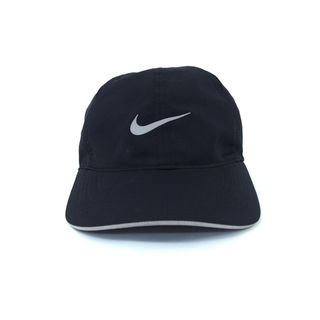 ナイキ(NIKE)のナイキ NIKE キャップ 帽子ロゴ 切替メッシュ DRI-FIT ブラック 黒(キャップ)