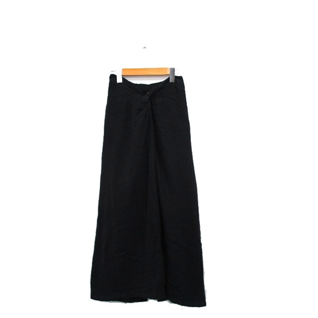 Ungrid(アングリッド)のアングリッド UNGRID タイト スカート ロング シンプル F ブラック 黒 レディースのスカート(ロングスカート)の商品写真