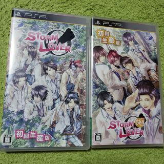 プレイステーションポータブル(PlayStation Portable)のSTORM LOVER 初回生産版 2本セット(携帯用ゲームソフト)