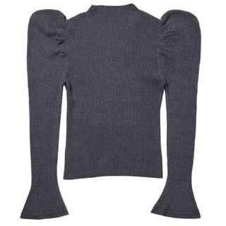 ハーリップトゥ(Her lip to)のHerlipto Volume-Sleeve Glitter Knit Top(ニット/セーター)