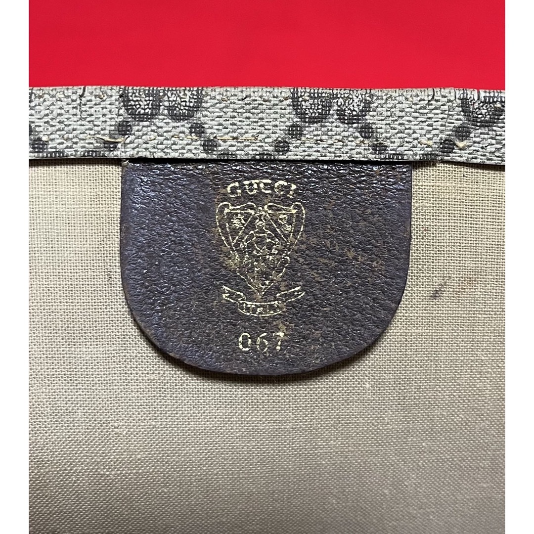 Gucci(グッチ)のGUCCI グッチ　オールド　バッグ　トート　シェリー　ポケット　大容量 メンズのバッグ(ショルダーバッグ)の商品写真