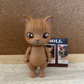 CAPSULE DOLL カプセルドール 猫 ブラウンタイガー(キャラクターグッズ)