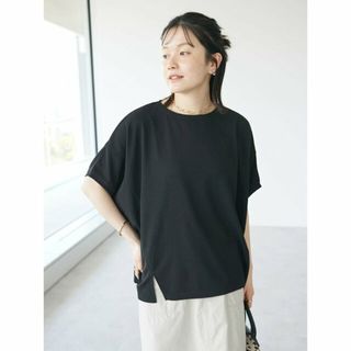 クラフトスタンダードブティック(CRAFT STANDARD BOUTIQUE)の【ブラック】バンザイプルオーバー/24SS(カットソー(長袖/七分))