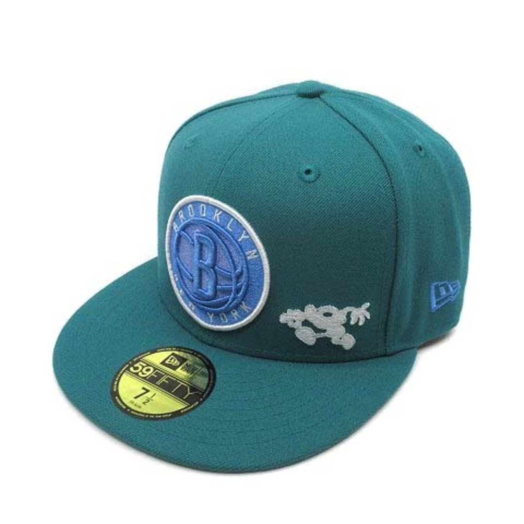 NEW ERA(ニューエラー)のニューエラ コインパーキングデリバリー ネッツ キャップ 帽子 緑 59.6cm メンズの帽子(キャップ)の商品写真