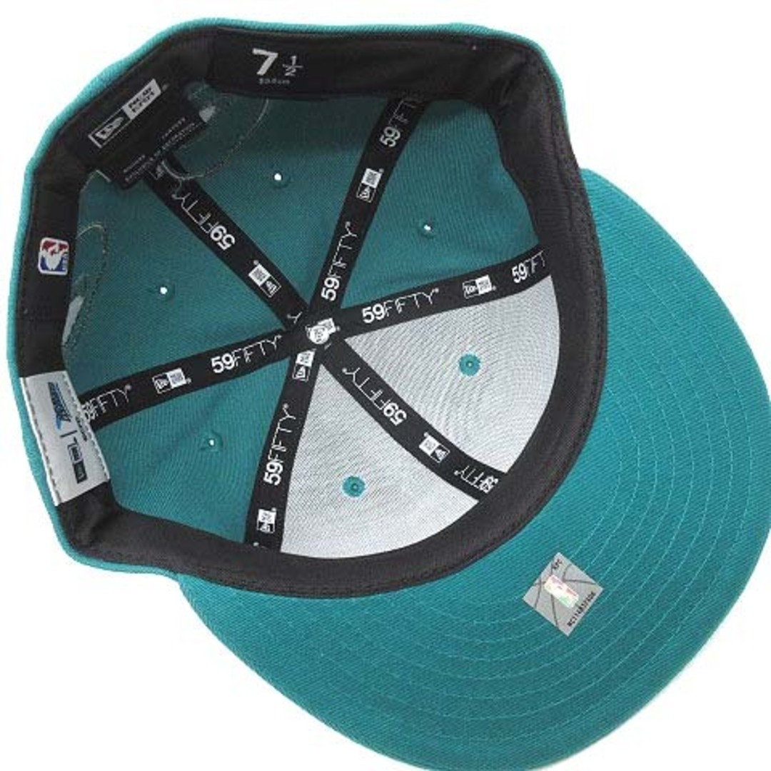 NEW ERA(ニューエラー)のニューエラ コインパーキングデリバリー ネッツ キャップ 帽子 緑 59.6cm メンズの帽子(キャップ)の商品写真