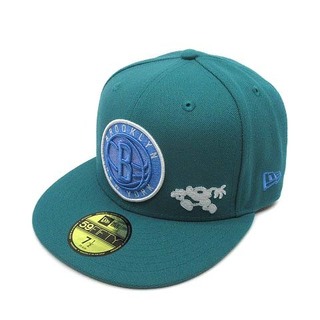 ニューエラー(NEW ERA)のニューエラ コインパーキングデリバリー ネッツ キャップ 帽子 緑 59.6cm(キャップ)