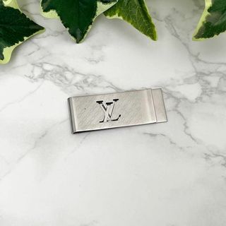 LOUIS VUITTON - ルイヴィトン マネークリップ ビルクリップ・シャンゼリゼ シルバー 現行販売品