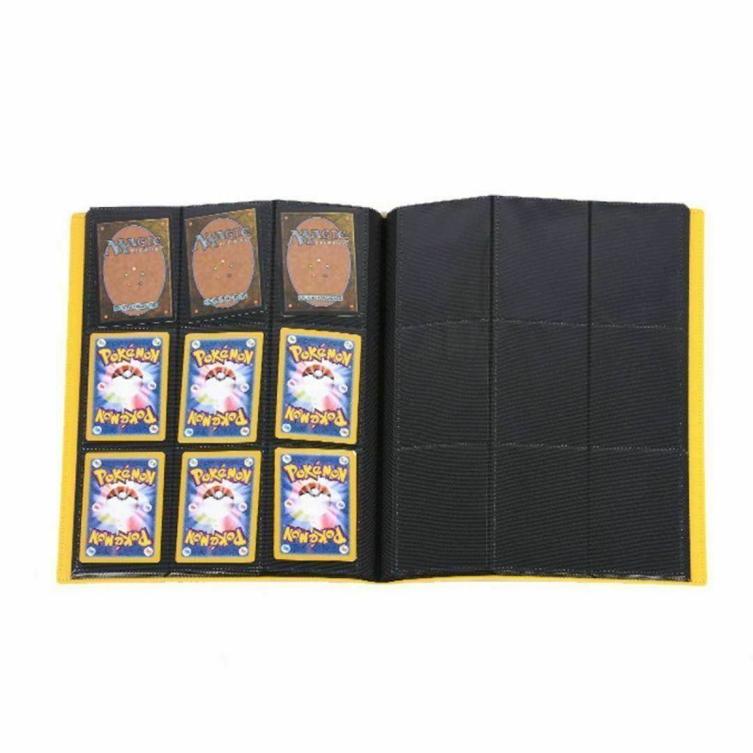 黒 トレカファイル 360枚 9ポケット ポケカ トレーディングカード 大容量 エンタメ/ホビーのトレーディングカード(その他)の商品写真